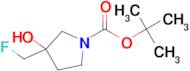 1-BOC-3-(FLUOROMETHYL)-3-HYDROXYPYRROLIDINE