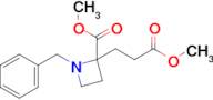 2-AZETIDINEPROPANOIC ACID, 2-(METHOXYCARBONYL)-1-(PHENYLMETHYL)-, METHYL ESTER