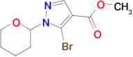 METHYL 5-BROMO-1-(TETRAHYDROPYRAN-2-YL)-1H-PYRAZOLE-4-CARBOXYLATE