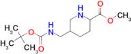 METHYL 5-(([(TERT-BUTOXY)CARBONYL]AMINO)METHYL)PIPERIDINE-2-CARBOXYLATE