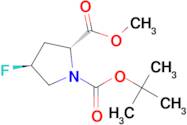 1-TERT-BUTYL 2-METHYL (2R,4S)-4-FLUOROPYRROLIDINE-1,2-DICARBOXYLATE