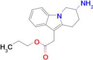 (R)-PROPYL 2-(7-AMINO-6,7,8,9-TETRAHYDROPYRIDO[1,2-A]INDOL-10-YL)ACETATE