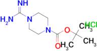 TERT-BUTYL 4-CARBAMIMIDOYLPIPERAZINE-1-CARBOXYLATE HCL