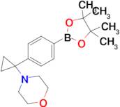 (4-(1-MORPHOLINOCYCLOPROPYL)PHENYL)BORONIC ACID PINACOL ESTER