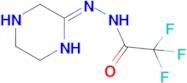 N-[(2Z)-PIPERAZIN-2-YLIDENE]-2,2,2-TRIFLUOROACETOHYDRAZIDE