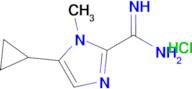 5-CYCLOPROPYL-1-METHYL-1H-IMIDAZOLE-2-CARBOXAMIDINE HCL