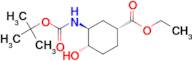 (1R,3S,4S)-3-(BOC-AMINO)-4-HYDROXY-CYCLOHEXANECARBOXYLIC ACID ETHYL ESTER