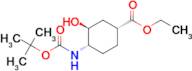 (1R,3S,4S)-4-(BOC-AMINO)-3-HYDROXY-CYCLOHEXANECARBOXYLIC ACID ETHYL ESTER