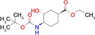 ETHYL (1S,3R,4R)-4-([(TERT BUTOXY)CARBONYL]AMINO)-3-HYDROXYCYCLOHEXANE-1-CARBOXYLATE