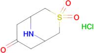 3-THIA-9-AZABICYCLO[3.3.1]NONAN-7-ONE-3,3-DIOXO HCL