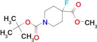 METHYL 1-BOC-4-FLUOROPIPERIDINE-4-CARBOXYLATE