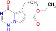 ETHYL 5-ETHYL-4-HYDROXYPYRROLO[1,2-F][1,2,4]TRIAZINE-6-CARBOXYLATE