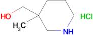 3-(HYDROXYMETHYL)-3-METHYLPIPERIDINE HCL