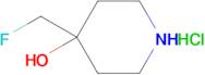 4-FLUOROMETHYL-4-HYDROXYPIPERIDINE HCL