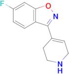 6-FLUORO-3-(1,2,3,6-TETRAHYDRO-4-PYRIDINYL)-1,2-BENZISOXAZOLE