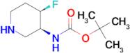 (3S,4R)-3-N-BOC-4-FLUORO-3-PIPERIDINAMINE