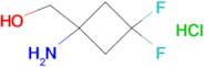 1-AMINO-3,3-DIFLUOROCYCLOBUTANE-1-METHANOL HCL