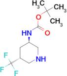 TRANS-3-(BOC-AMINO)-5-(TRIFLUORMETHYL)PIPERIDINE