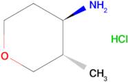 (3S,4R)-3-Methyltetrahydro-2H-pyran-4-amine hydrochloride