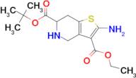 ETHYL 2-AMINO-6-BOC-4,7-DIHYDRO-5H-THIENO[3,2-C]PYRIDINE-3-CARBOXYLATE