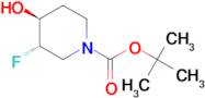 TERT-BUTYL (3S,4S)-3-FLUORO-4-HYDROXYPIPERIDINE-1-CARBOXYLATE