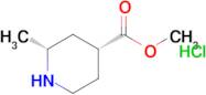 CIS-2-METHYLPIPERIDINE-4-CARBOXYLIC ACID METHYL ESTER HCL