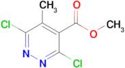 METHYL 3,6-DICHLORO-5-METHYLPYRIDAZINE-4-CARBOXYLATE