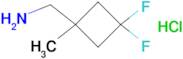 3,3-DIFLUORO-1-METHYLCYCLOBUTANE-1-METHAMINE HCL