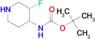 (3S,4R)-4-(BOC-AMINO)-3-FLUOROPIPERIDINE