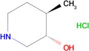 TRANS-4-METHYLPIPERIDIN-3-OL HCL