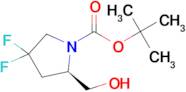 (R)-1-BOC-2-(HYDROXYMETHYL)-4,4-DIFLUOROPYRROLIDINE