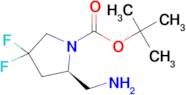 (R)-1-BOC-2-(AMINOMETHYL)-4,4-DIFLUOROPYRROLIDINE