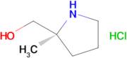 (2S)-2-METHYLPYRROLIDINE-2-METHANOL HCL