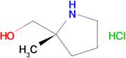 (2R)-2-METHYLPYRROLIDINE-2-METHANOL HCL