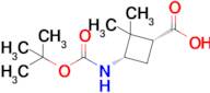 (1R,3S)-3-[[(1,1-Dimethylethoxy)carbonyl]amino]-2,2-dimethylcyclobutanecarboxylic acid