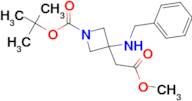 1-BOC-3-(BENZYLAMINO)-3-(2-METHOXY-2-OXOETHYL)AZETIDINE