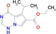 ETHYL 4-HYDROXY-5-ISOPROPYLPYRROLO[1,2-F][1,2,4]TRIAZINE-6-CARBOXYLATE