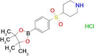 (4-(PIPERIDIN-4-YLSULFONYL)PHENYL)BORONIC ACID HCL PINACOL ESTER