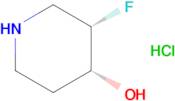 (3S,4R)-3-FLUORO-4-PIPERIDINOL HCL