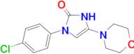 1-(4-chlorophenyl)-4-(morpholin-4-yl)-2,3-dihydro-1H-imidazol-2-one