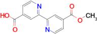 4'-(METHOXYCARBONYL)-[2,2'-BIPYRIDINE]-4-CARBOXYLIC ACID