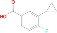 3-CYCLOPROPYL-4-FLUOROBENZOIC ACID