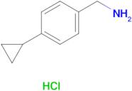 (4-CYCLOPROPYLPHENYL)METHANAMINE HCL