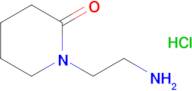 1-(2-AMINOETHYL)PIPERIDIN-2-ONE HCL