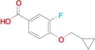 4-(CYCLOPROPYLMETHOXY)-3-FLUOROBENZOIC ACID