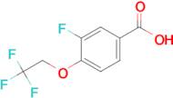 3-FLUORO-4-(2,2,2-TRIFLUOROETHOXY)BENZOIC ACID