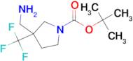 3-AMINOMETHYL-3-TRIFLUOROMETHYL-PYRROLIDINE-1-CARBOXYLIC ACID TERT-BUTYL ESTER