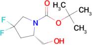 (S)-TERT-BUTYL 4,4-DIFLUORO-2-(HYDROXYMETHYL)PYRROLIDINE-1-CARBOXYLATE