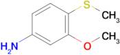 3-METHOXY-4-(METHYLSULFANYL)ANILINE