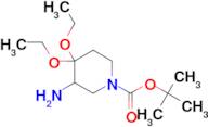 TERT-BUTYL 3-AMINO-4,4-DIETHOXYPIPERIDINE-1-CARBOXYLATE